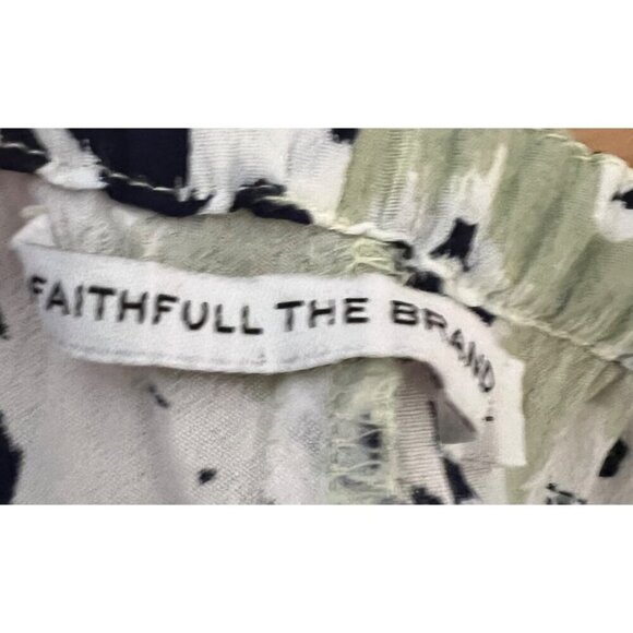 Faithfull The Brand Louis Halter Open‎ Back Playsuit Romper Size Medium - Picture 11 of 12